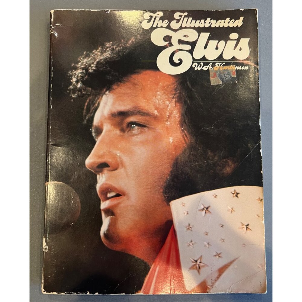 Vintage "Illustrated Elvis" Soft‎ Cover Pict Book W.A Harbinson 1976 Rock N Roll